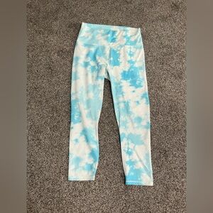 Fabletics PowerHoldOutfitters Women’s Sky Blue Tie-Dye Leggings